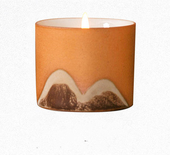 Scenic Ceramics Handcrafted Teacup Aromatherapy Candle - FRPURE
