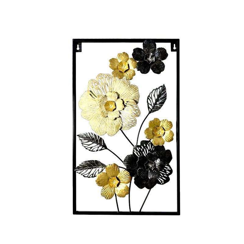 Modern Metal Flower Wall Decorations Wall Hanging