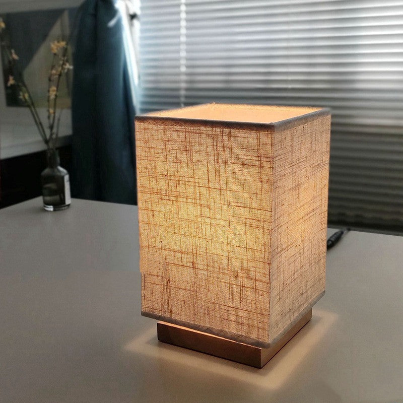 Japanese Solid Wood Square Table Lamp - FRPURE