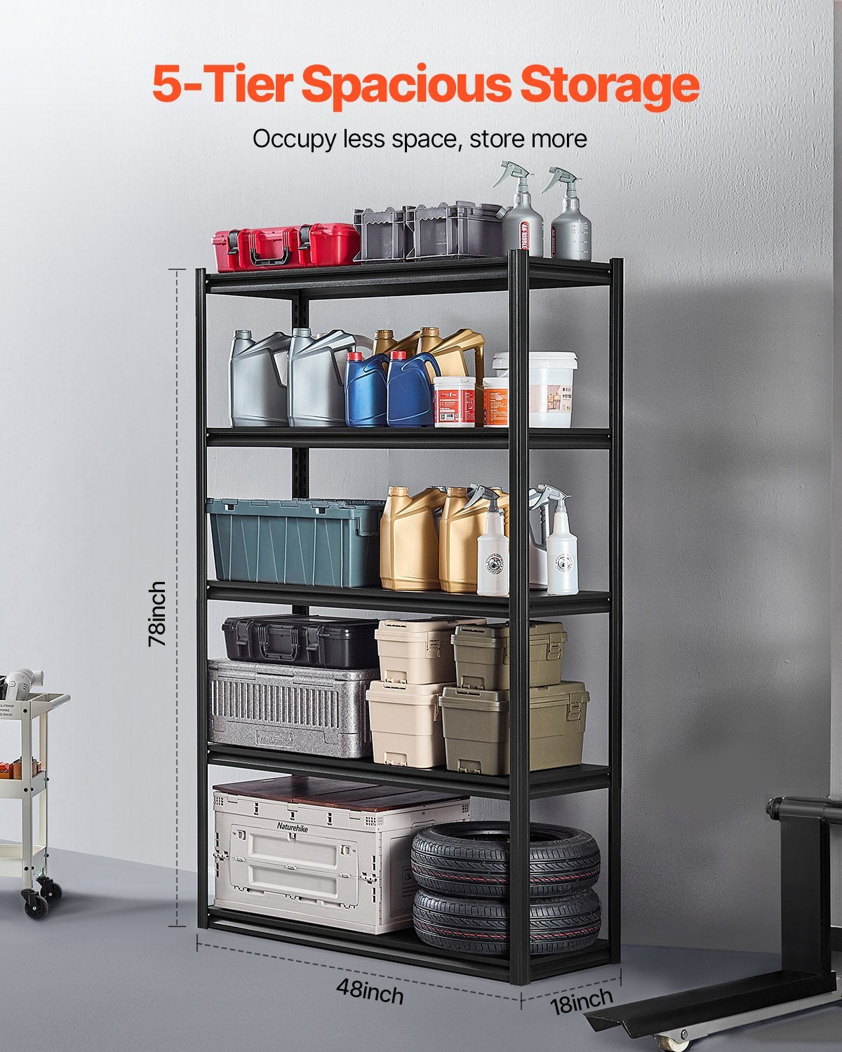 Storage Shelves5-tier Garage Storage Shelving - FRPURE