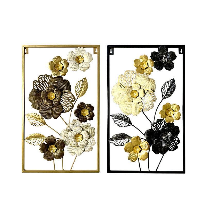 Modern Metal Flower Wall Decorations Wall Hanging