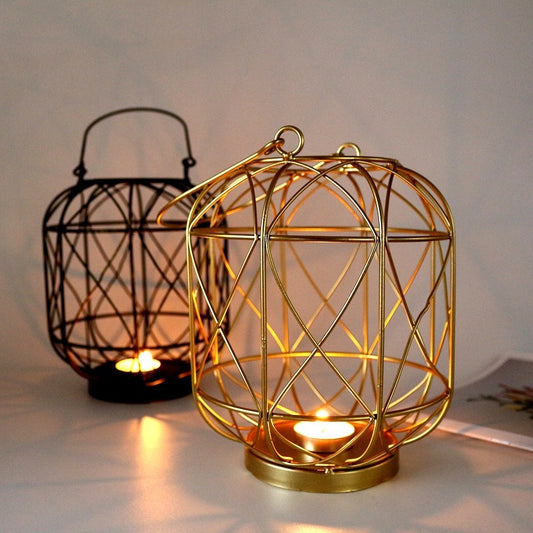 Metal Table Candle Lantern Home Decoration - FRPURE