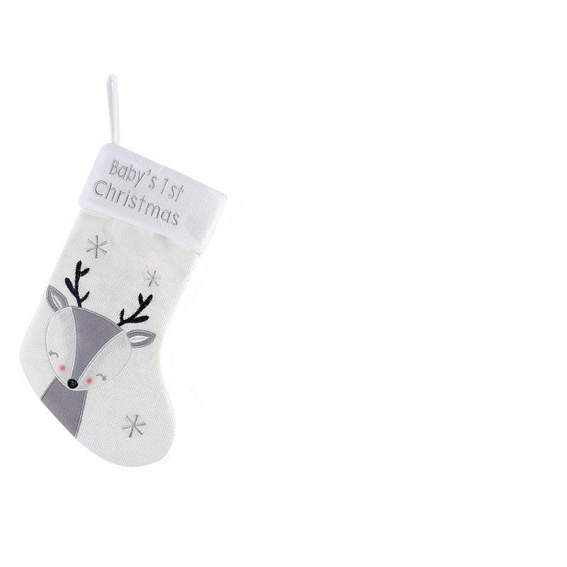 Christmas Fox Wool Gift Christmas Stockings - FRPURE