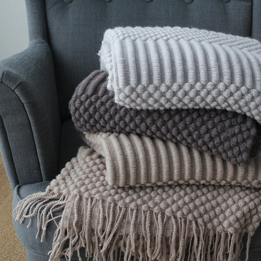 Nordic Soft Knitted Throw Blanket - FRPURE