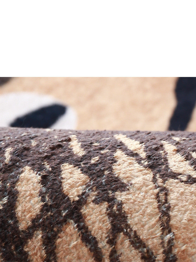 Large Round Lion Playroom Rug – Soft Nursery & Kids’ Room Floor Mat - FRPURE