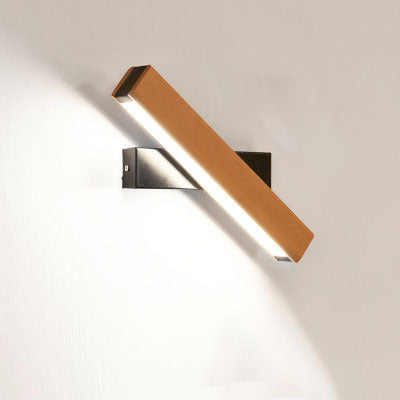 Modern Wooden LED Wall Lamp – Adjustable Light Bar - FRPURE