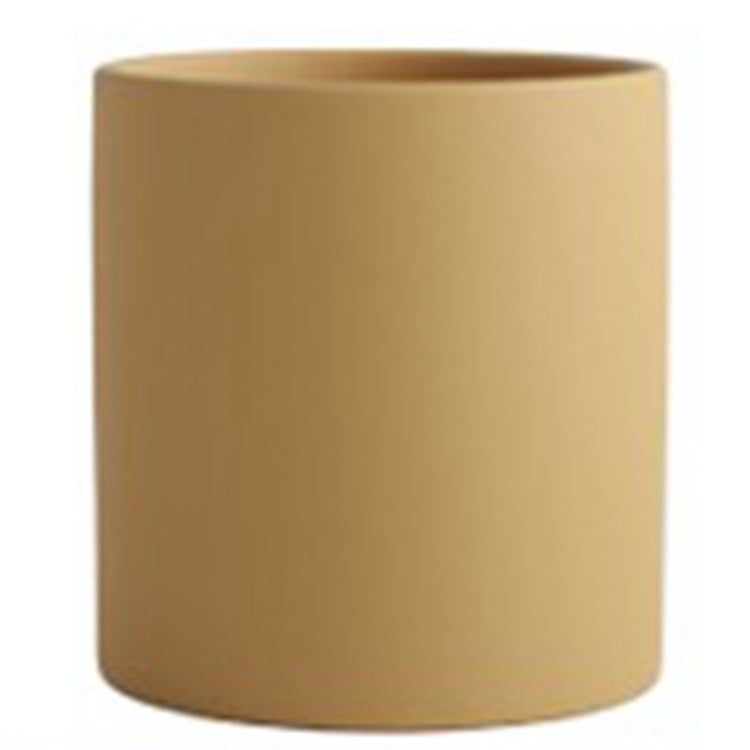 Nordic Ceramic Flowerpot – Colorful Succulent Planter with Tray - FRPURE