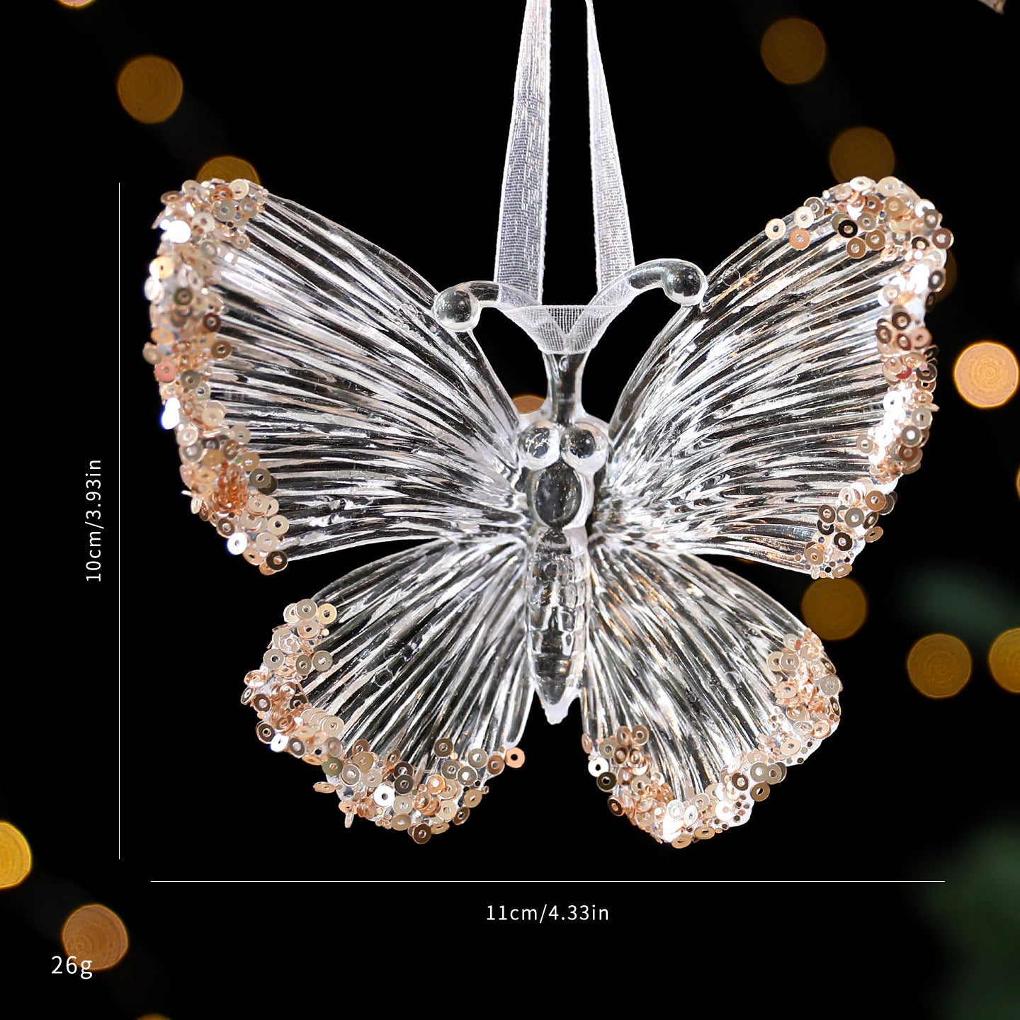 Christmas Decorations Sequined Acrylic Pendant - FRPURE