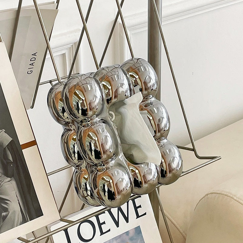 Cotton Candy Ceramic Tissue Box – Creative Dining Table Decor - FRPURE