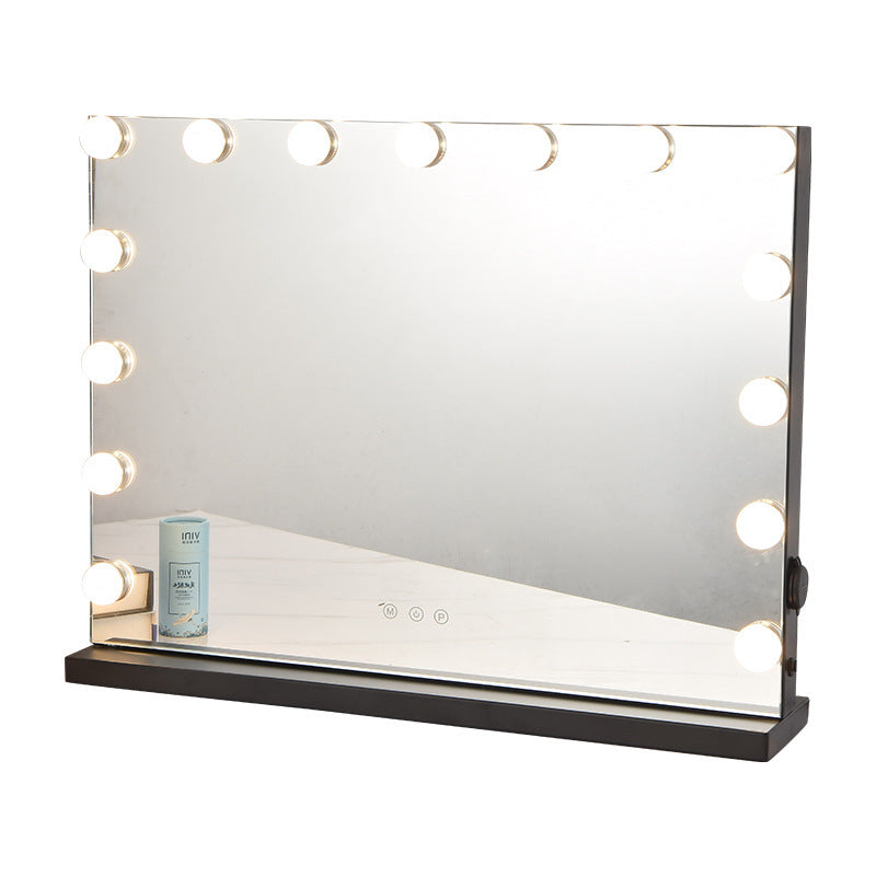 LED Vanity Mirror with Bulbs – Desktop Square - FRPURE