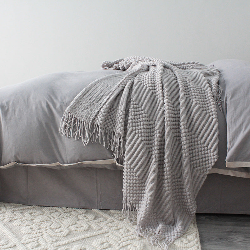 Nordic Soft Knitted Throw Blanket - FRPURE