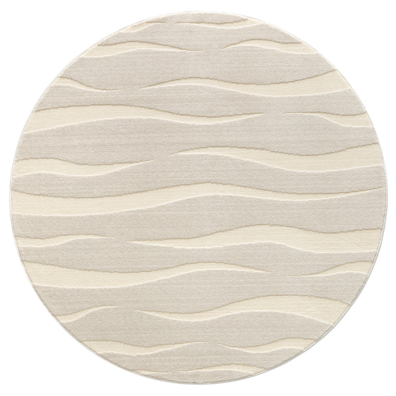 Elegant French-Style Round Rug – Minimalist Home Decor - FRPURE