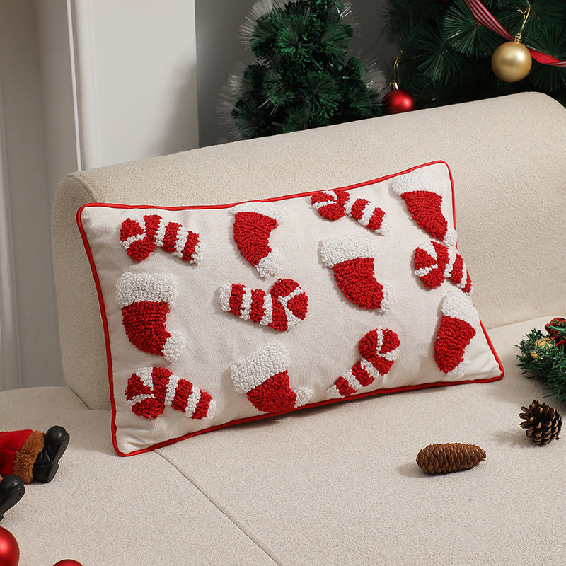 Modern Minimalist Christmas Tufted Pillow Cover - FRPURE