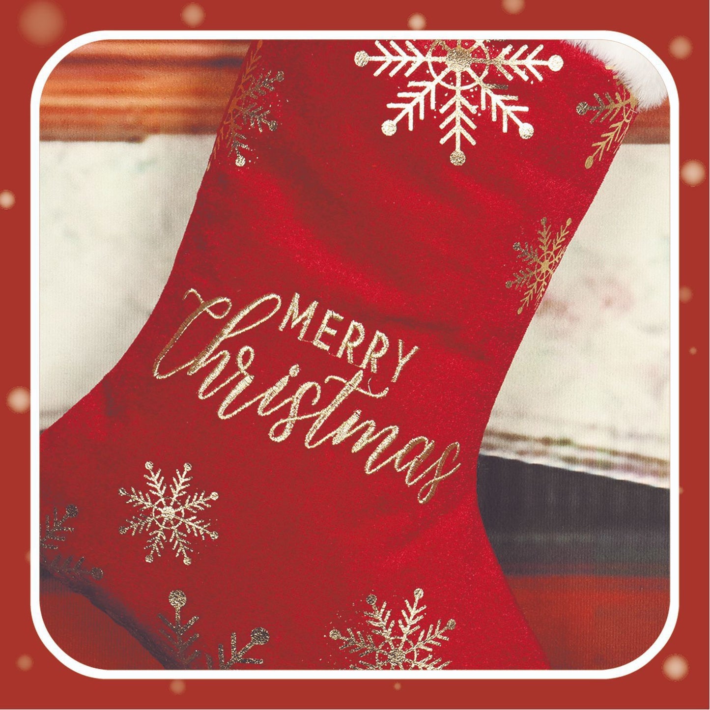 Christmas Decorative Stockings Embroidery Candy - FRPURE