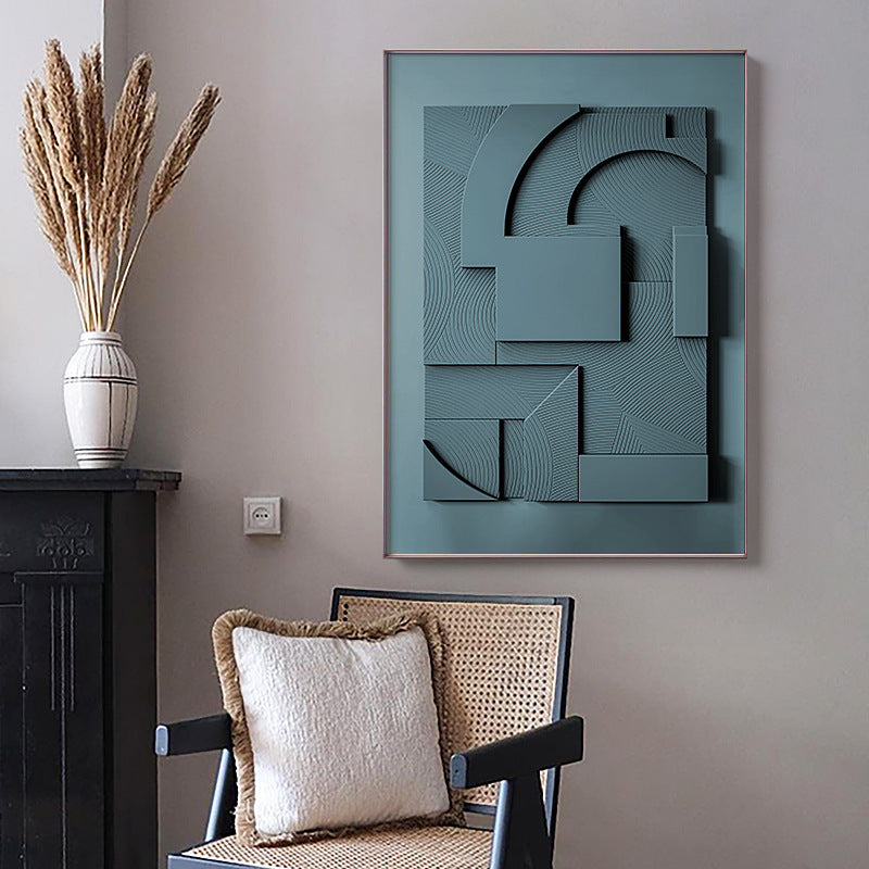 Three-dimensional Abstract Silent Style Geometric Morandi - FRPURE