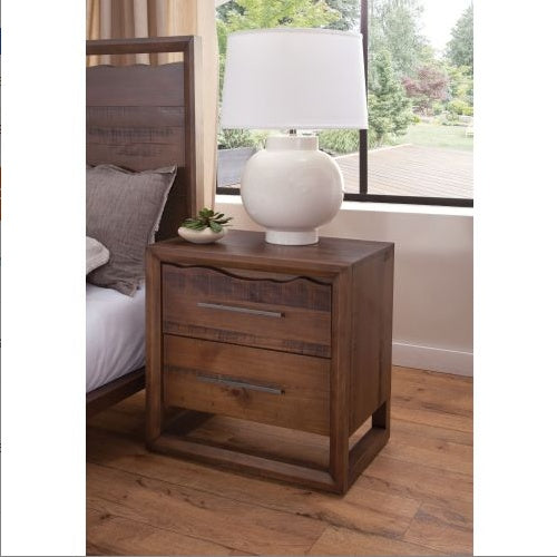 Lofton Nightstand – Brown Modern Bedside Table - FRPURE