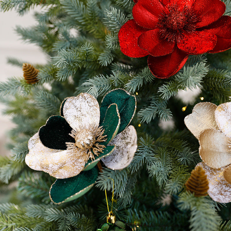 Christmas Flower Ornaments Christmas Tree Decorations - FRPURE