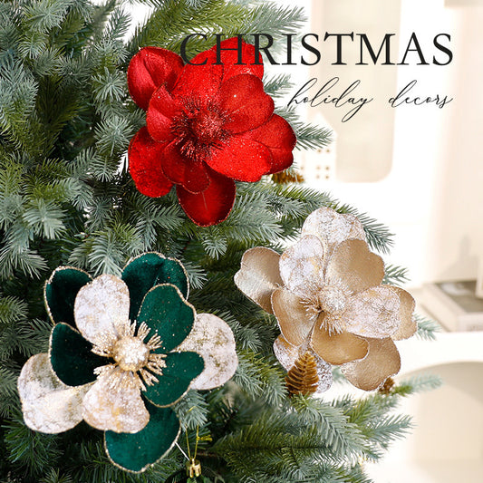 Christmas Flower Ornaments Christmas Tree Decorations - FRPURE
