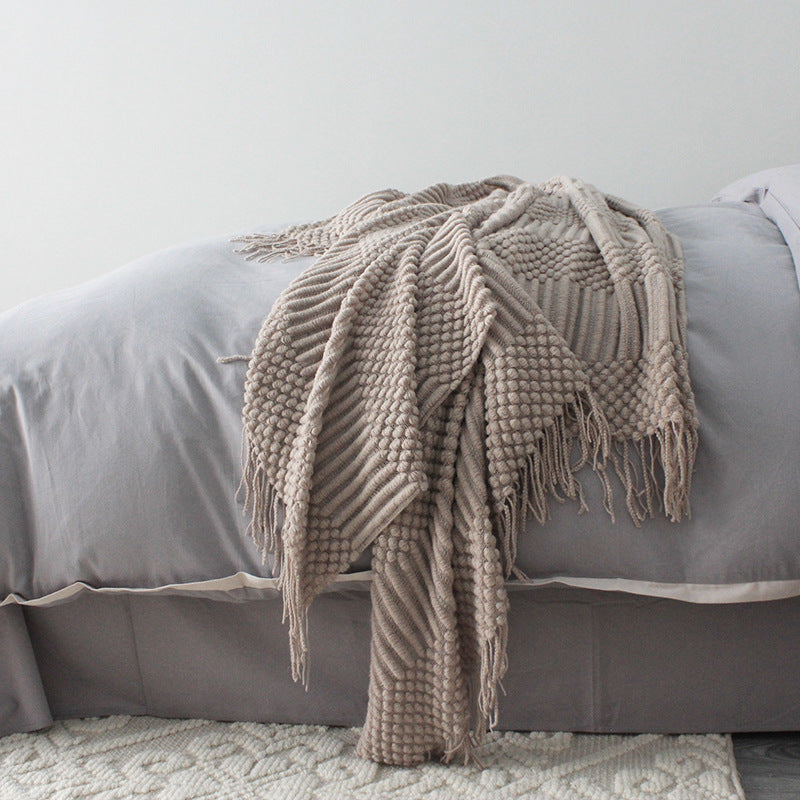 Nordic Soft Knitted Throw Blanket - FRPURE