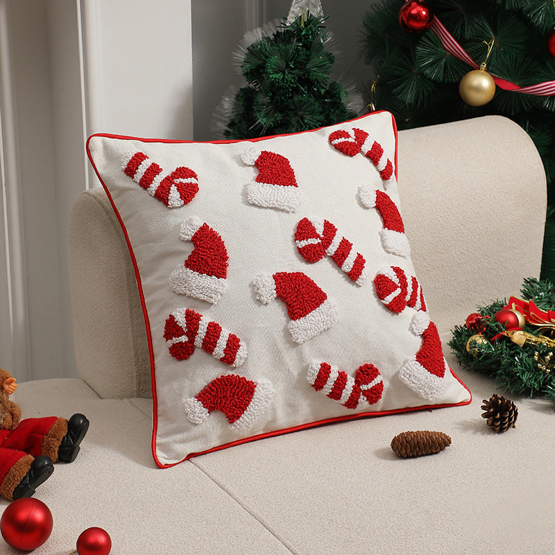Modern Minimalist Christmas Tufted Pillow Cover - FRPURE