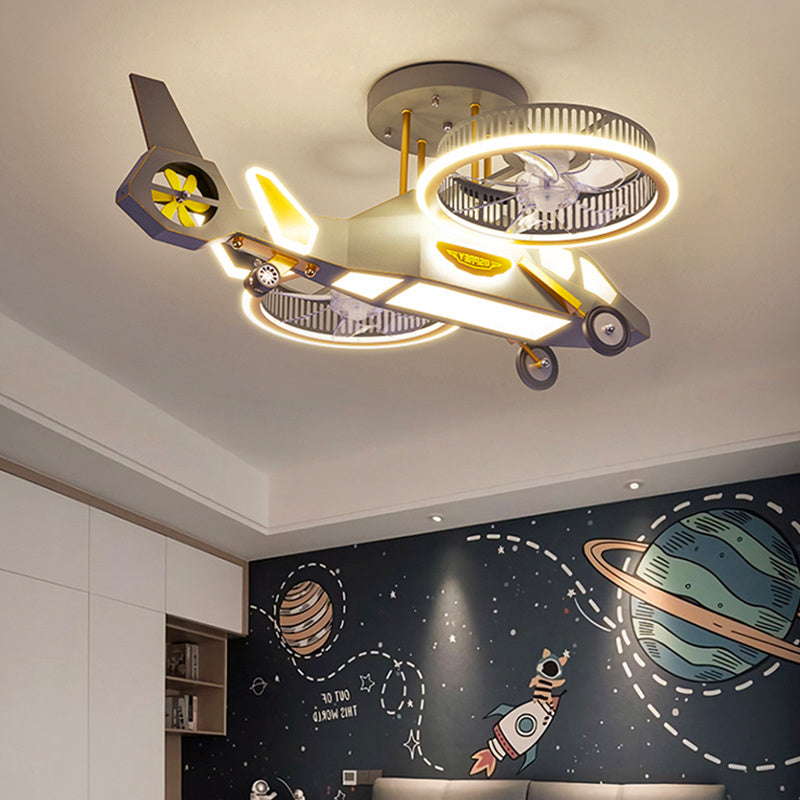 sky-high adventure with this airplane-themed ceiling light - FRPURE