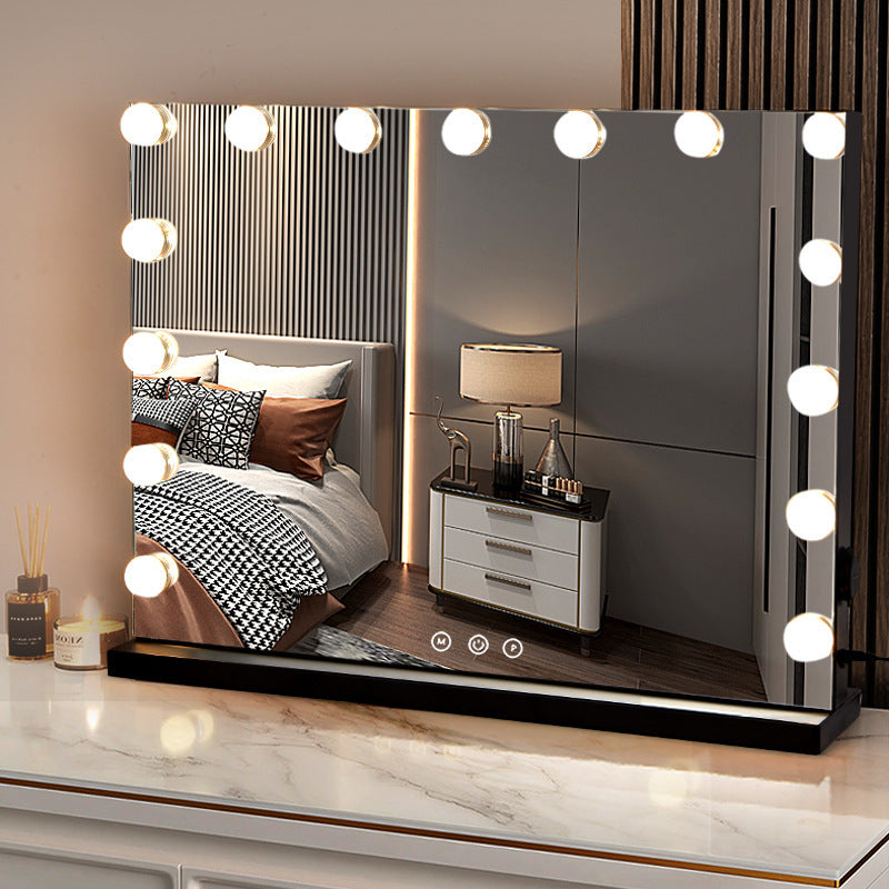 LED Vanity Mirror with Bulbs – Desktop Square - FRPURE