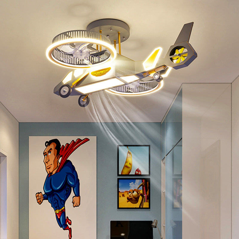 sky-high adventure with this airplane-themed ceiling light - FRPURE