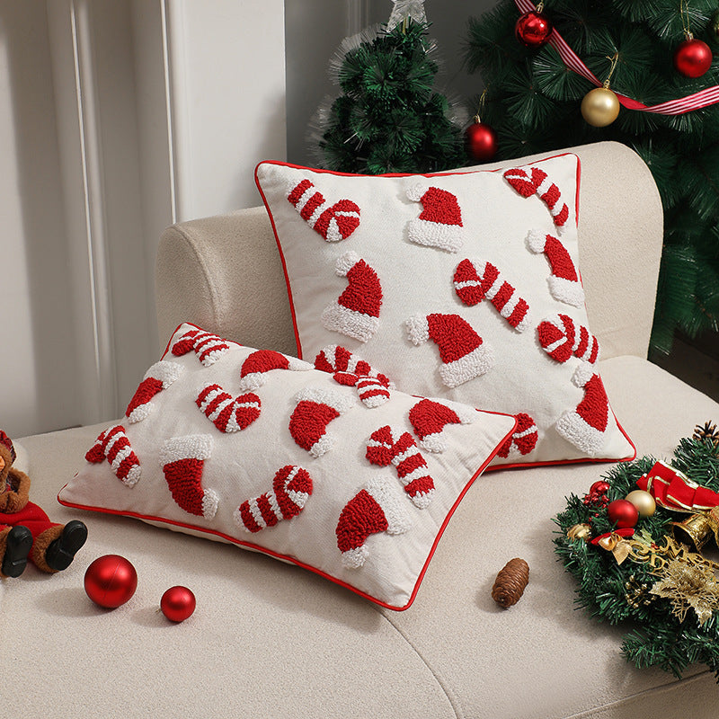 Modern Minimalist Christmas Tufted Pillow Cover - FRPURE