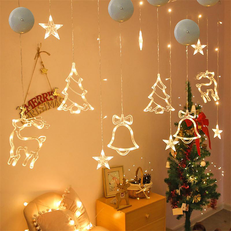 Christmas LED Window Chandelier Lights - FRPURE