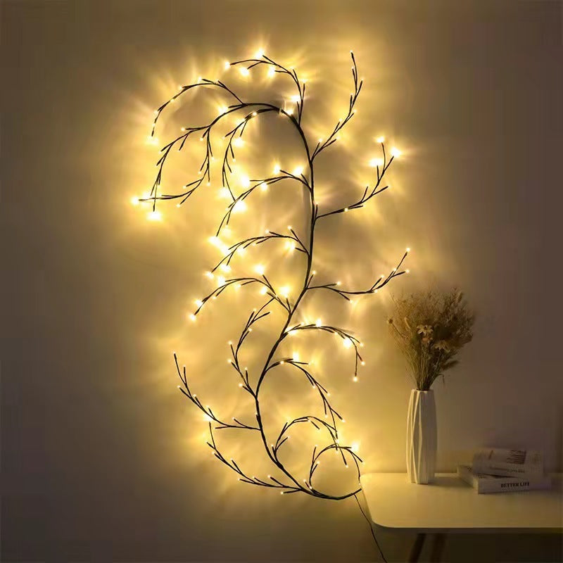 Vines With Lights Christmas Garland Flexible Willow Vine Branch - FRPURE