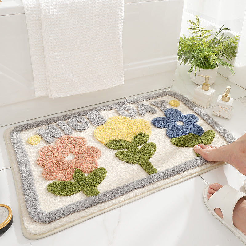 Minimalist Water-Absorbing Bathroom Mat - FRPURE