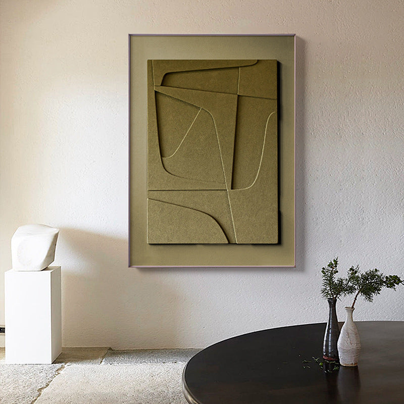 Three-dimensional Abstract Silent Style Geometric Morandi - FRPURE