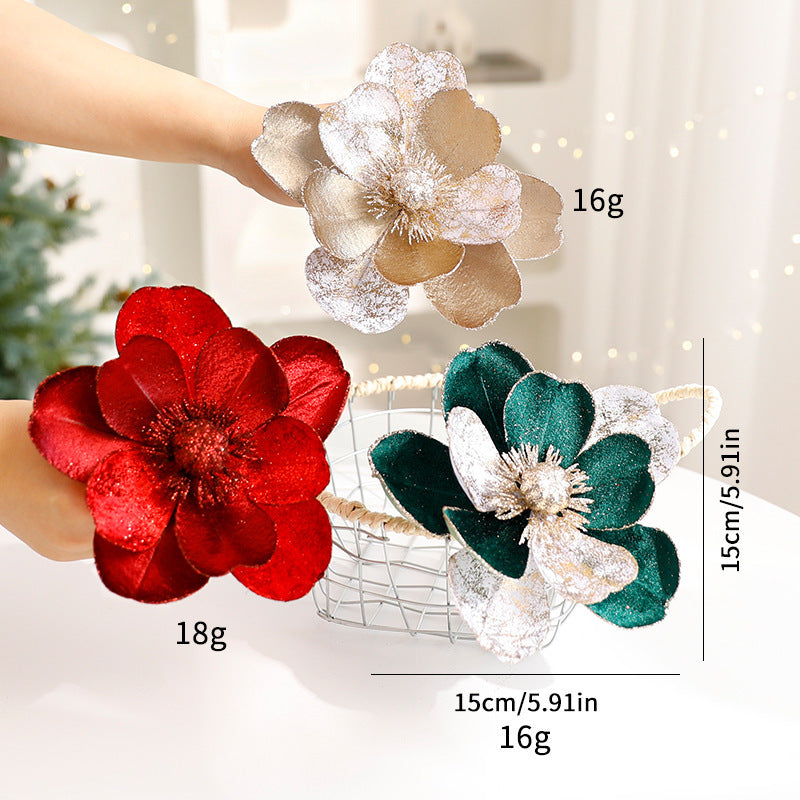 Christmas Flower Ornaments Christmas Tree Decorations - FRPURE