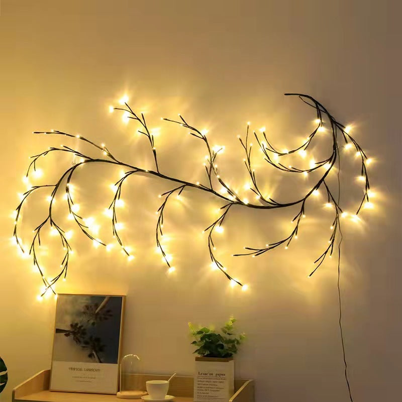 Vines With Lights Christmas Garland Flexible Willow Vine Branch - FRPURE