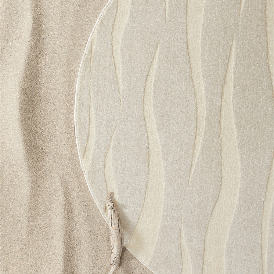 Elegant French-Style Round Rug – Minimalist Home Decor - FRPURE