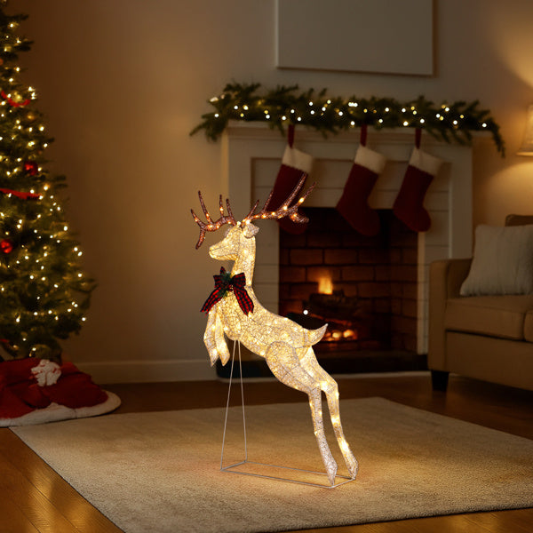 5FT Lighted Reindeer Christmas Decoration - FRPURE