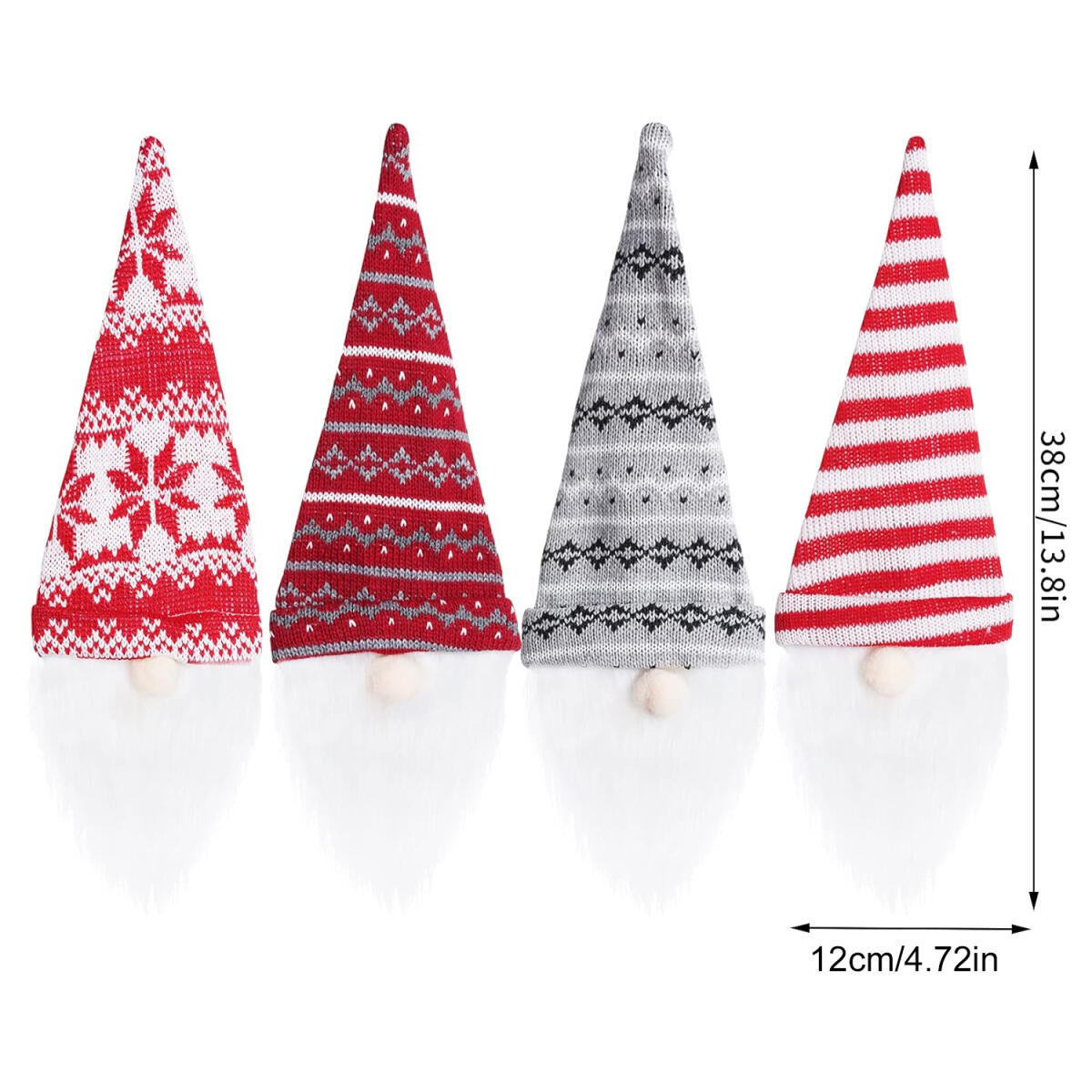 Christmas Gnome Wine Bottle Covers – 4 Pack - FRPURE
