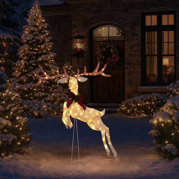 5FT Lighted Reindeer Christmas Decoration - FRPURE