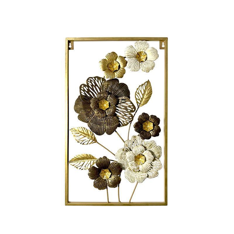 Modern Metal Flower Wall Decorations Wall Hanging