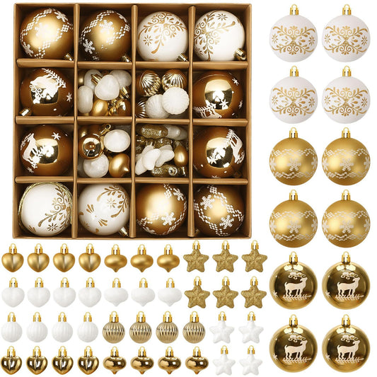Nordic 52PCS Christmas Tree ornaments - FRPURE
