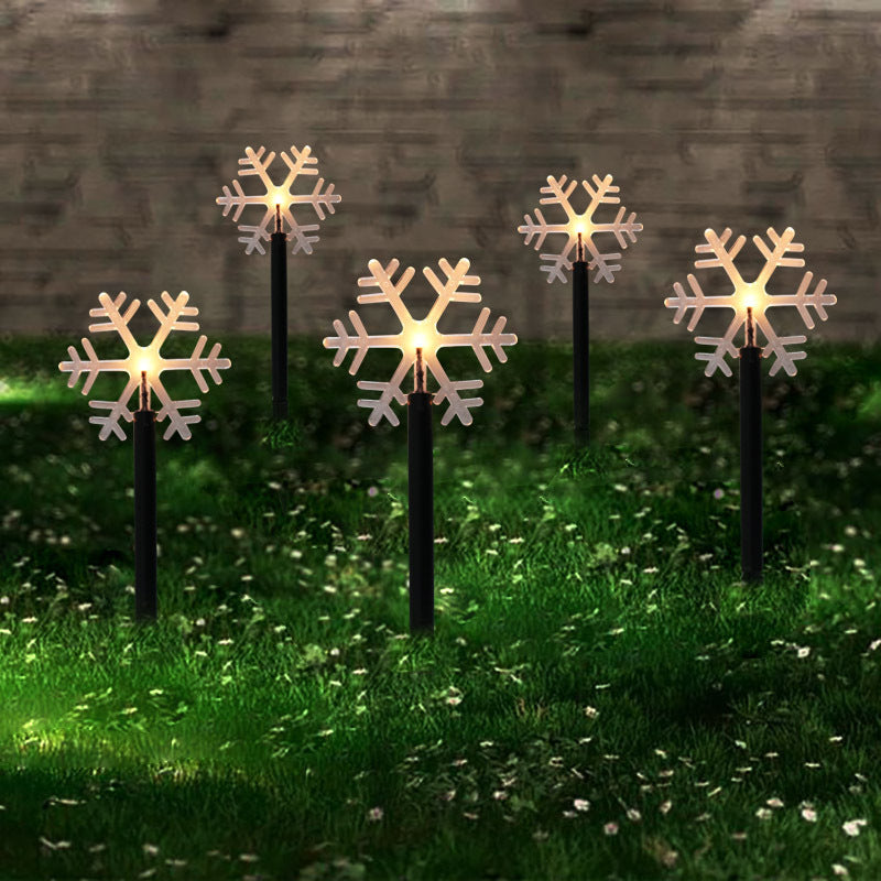 Christmas Snowflake Garden Lights Outdoor Waterproof Christmas Decor - FRPURE