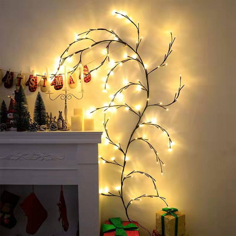 Vines With Lights Christmas Garland Flexible Willow Vine Branch - FRPURE