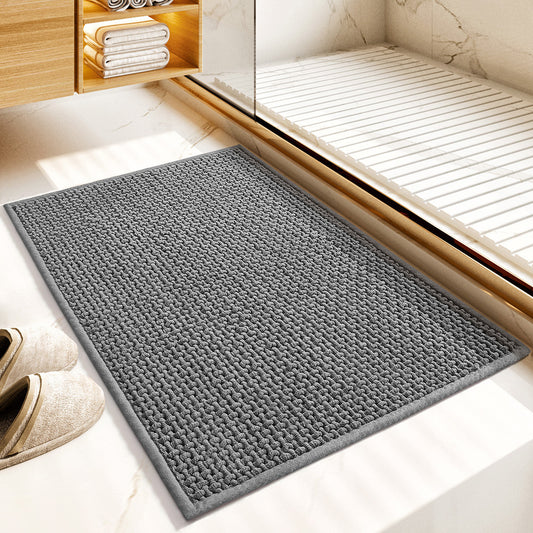Bathroom Floor Mat With Strong Absorbent Foot Pad - FRPURE