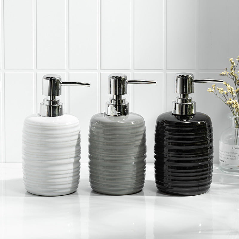 Modern Ceramic Bathroom Storage Bottle - FRPURE