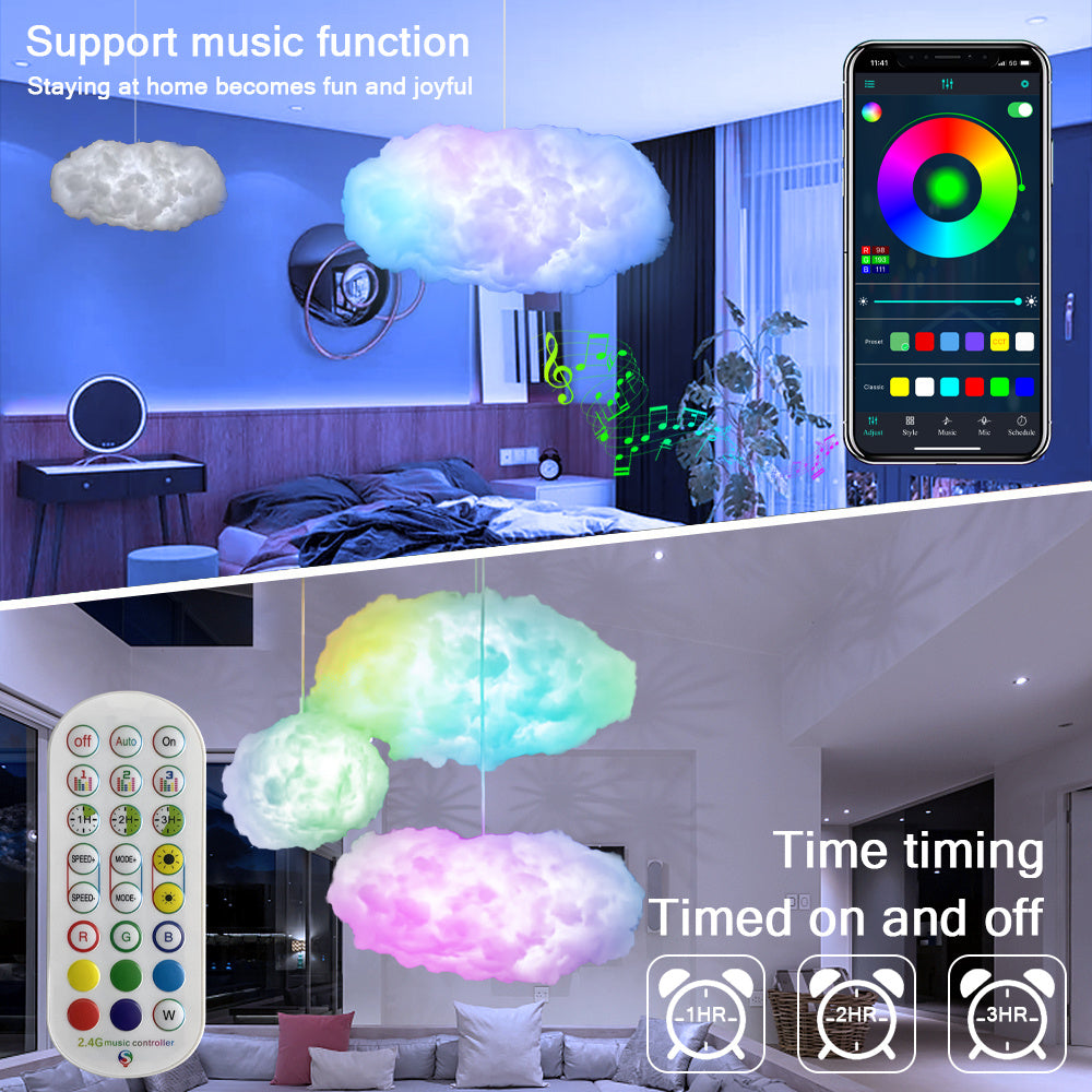 USB Cloud Light – APP-Controlled RGB Ambient Lamp - FRPURE